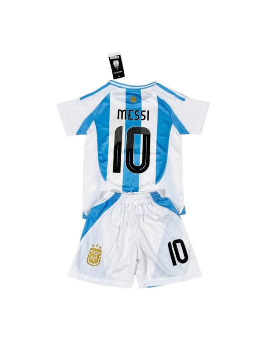 Argentina Home youth soccer set - Messi