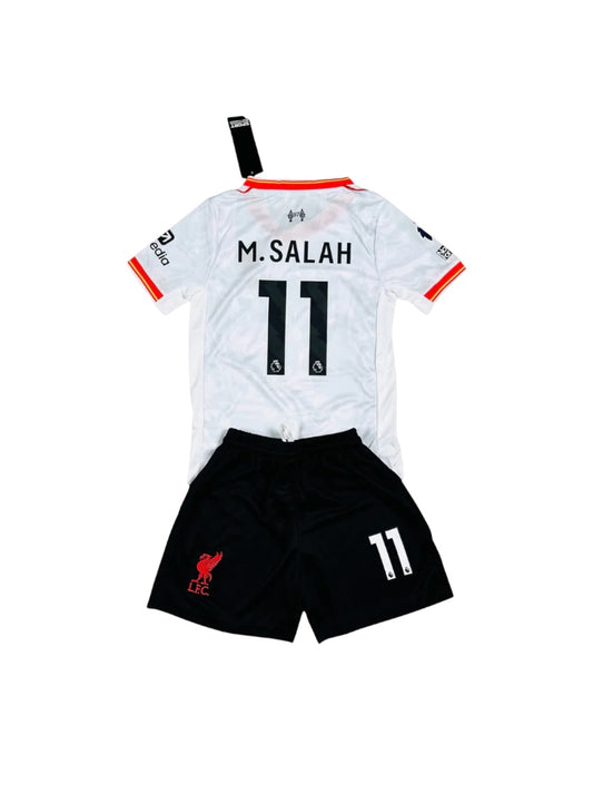 Liverpool away youth soccer set - Salah