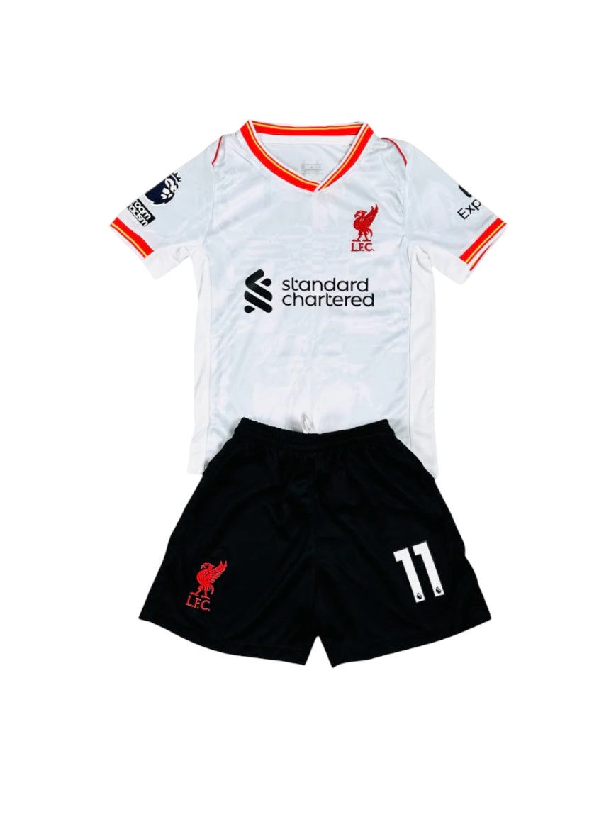 Liverpool away youth soccer set - Salah