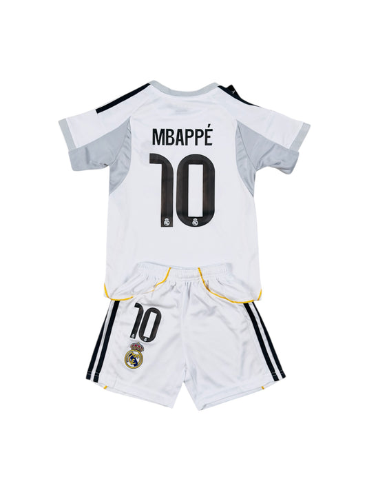 Real Madrid Home youth soccer set - Mbappe #10