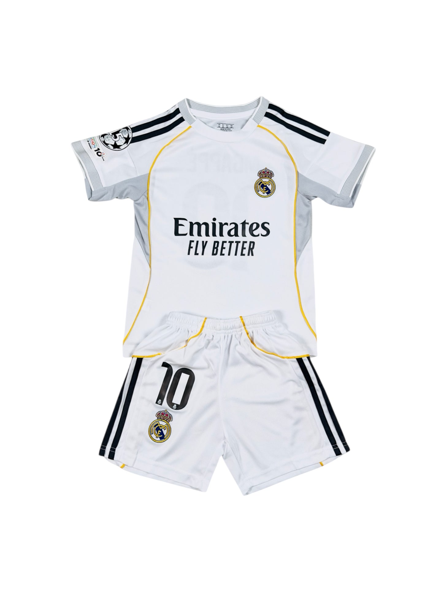 Madrid home youth soccer set - Mbappe #10