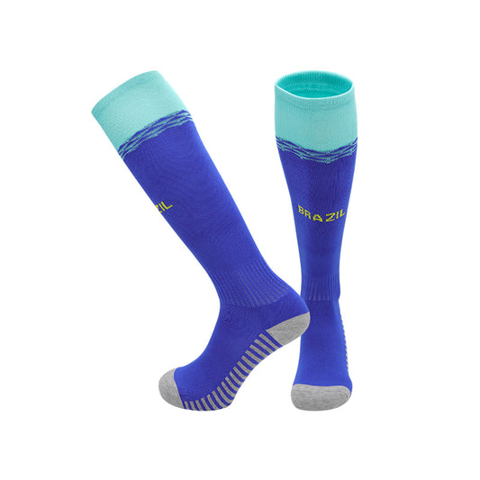 Brazil Home youth soccer socks