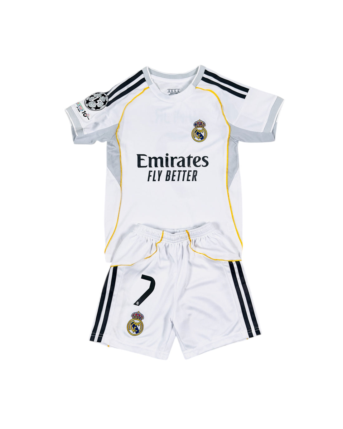 Madrid home youth soccer set - Vini Jr #7