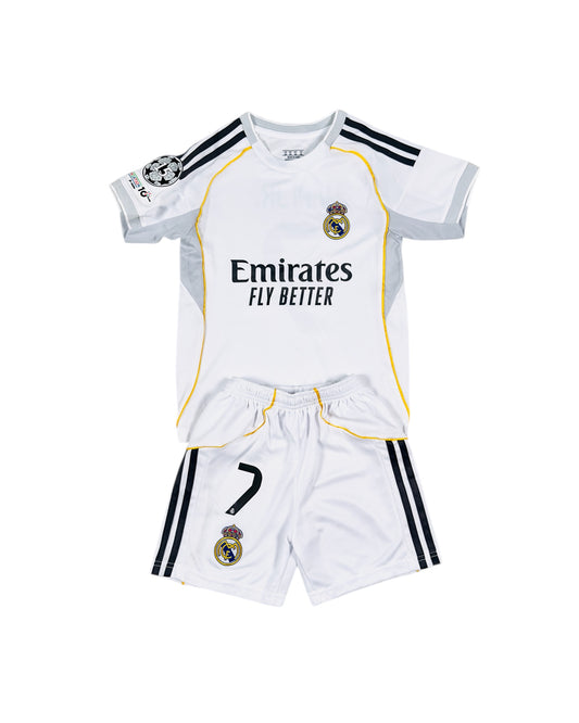 Madrid home youth soccer set - Vini Jr #7