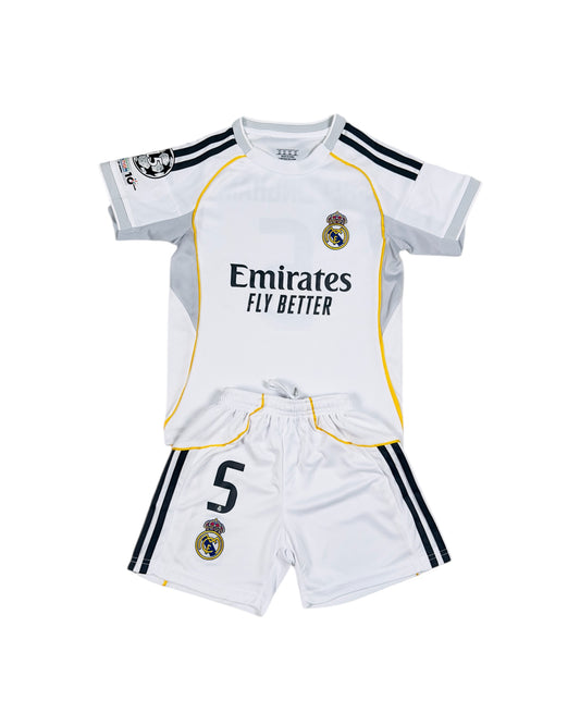 Madrid home youth soccer set -Bellingham #5