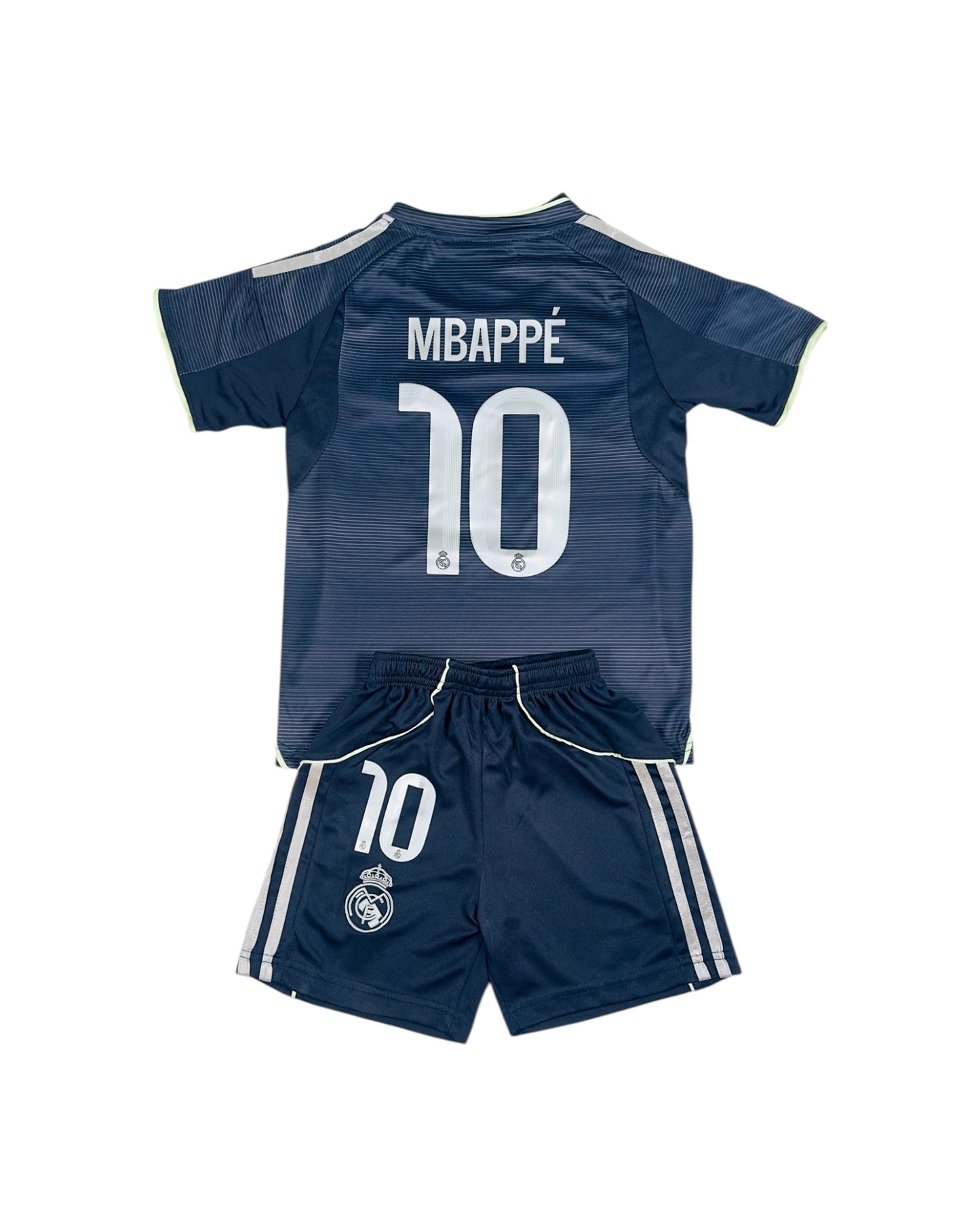 Real Madrid away third youth soccer set - Mbappe #10