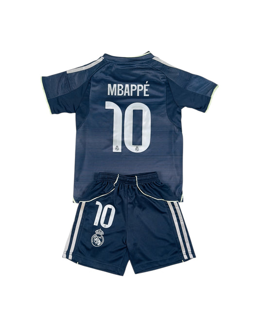 Real Madrid away third youth soccer set - Mbappe #10