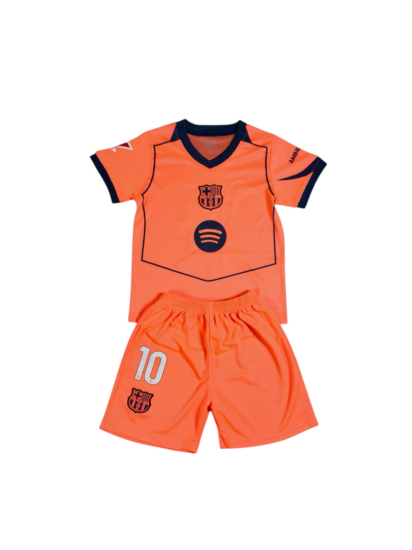 Barcelona away third youth soccer set - Lamine Yamal #10