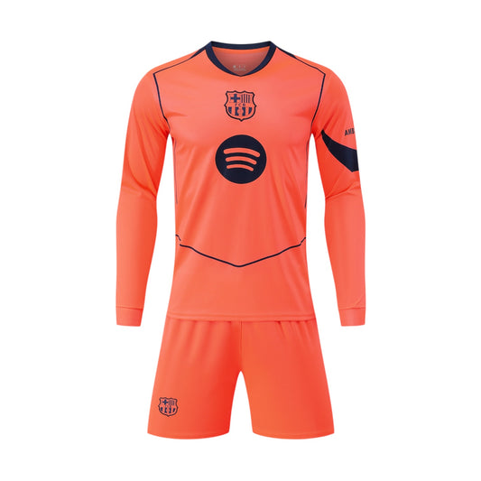 Barcelona away third youth Long Sleeve soccer set - Lamine Yamal #10