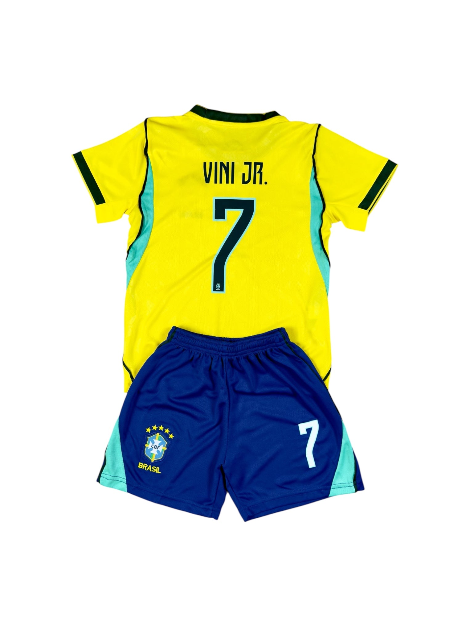 Brazil Home youth soccer set - Vini Jr #7