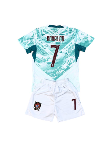 Portugal Away 2026 youth soccer set - Ronaldo