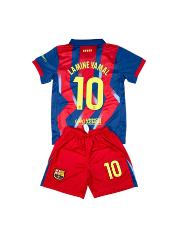 Barcelona Special Edition youth soccer set - Lamine Yamal #10