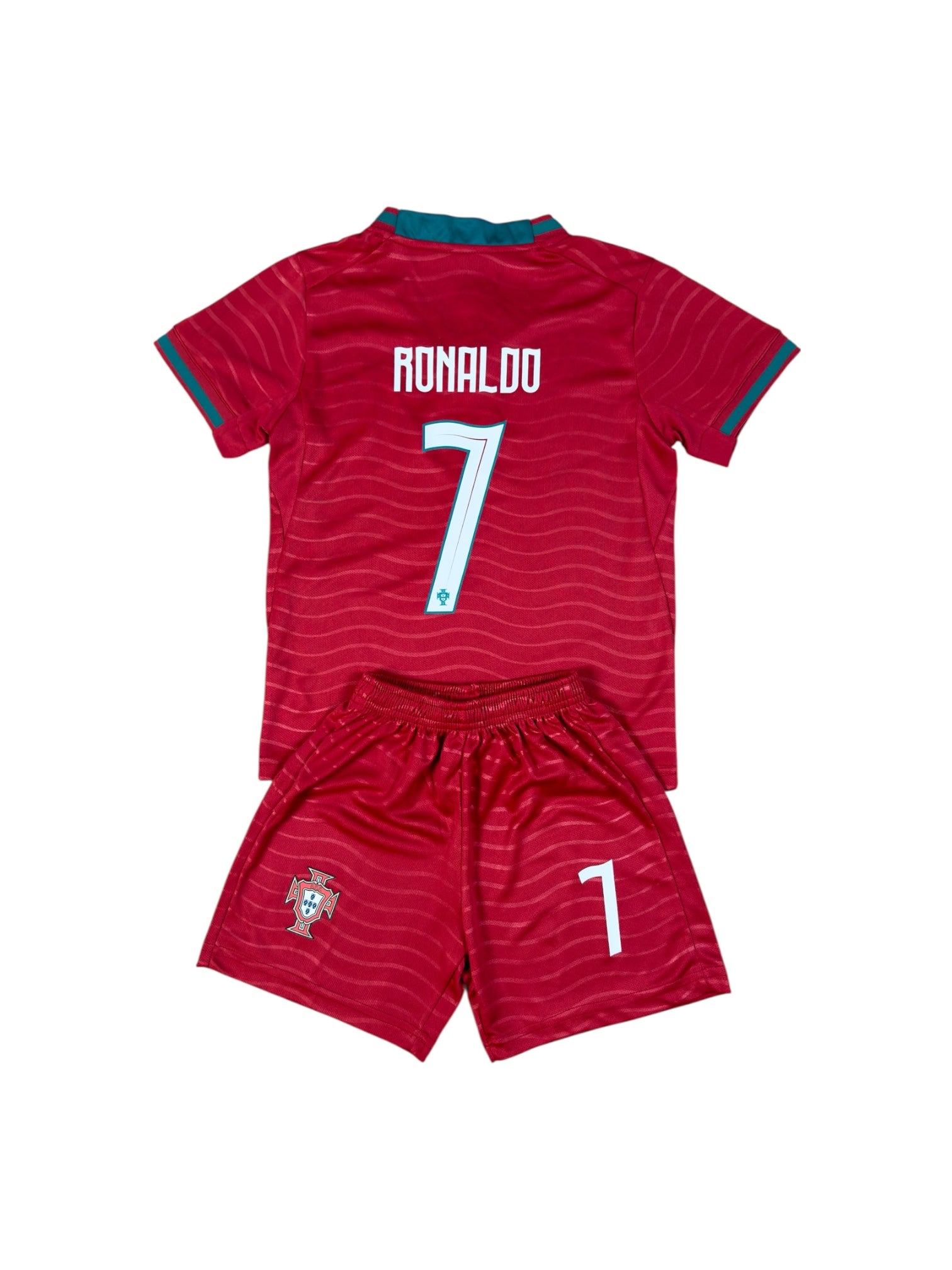 Portugal Home 2026 youth soccer set - Ronaldo