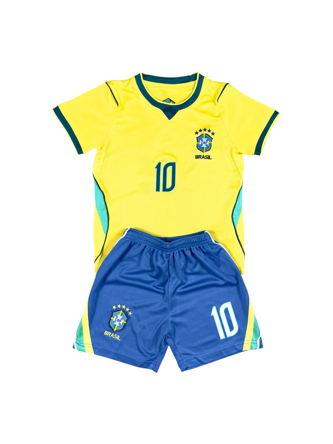 Brazil Home youth soccer set - Neymar Jr #10