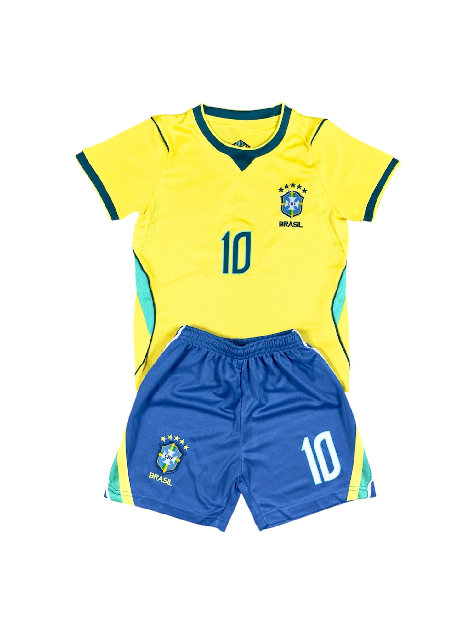 Brazil Home youth soccer set - Neymar Jr #10
