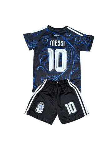 Argentina away youth soccer set - Messi #10