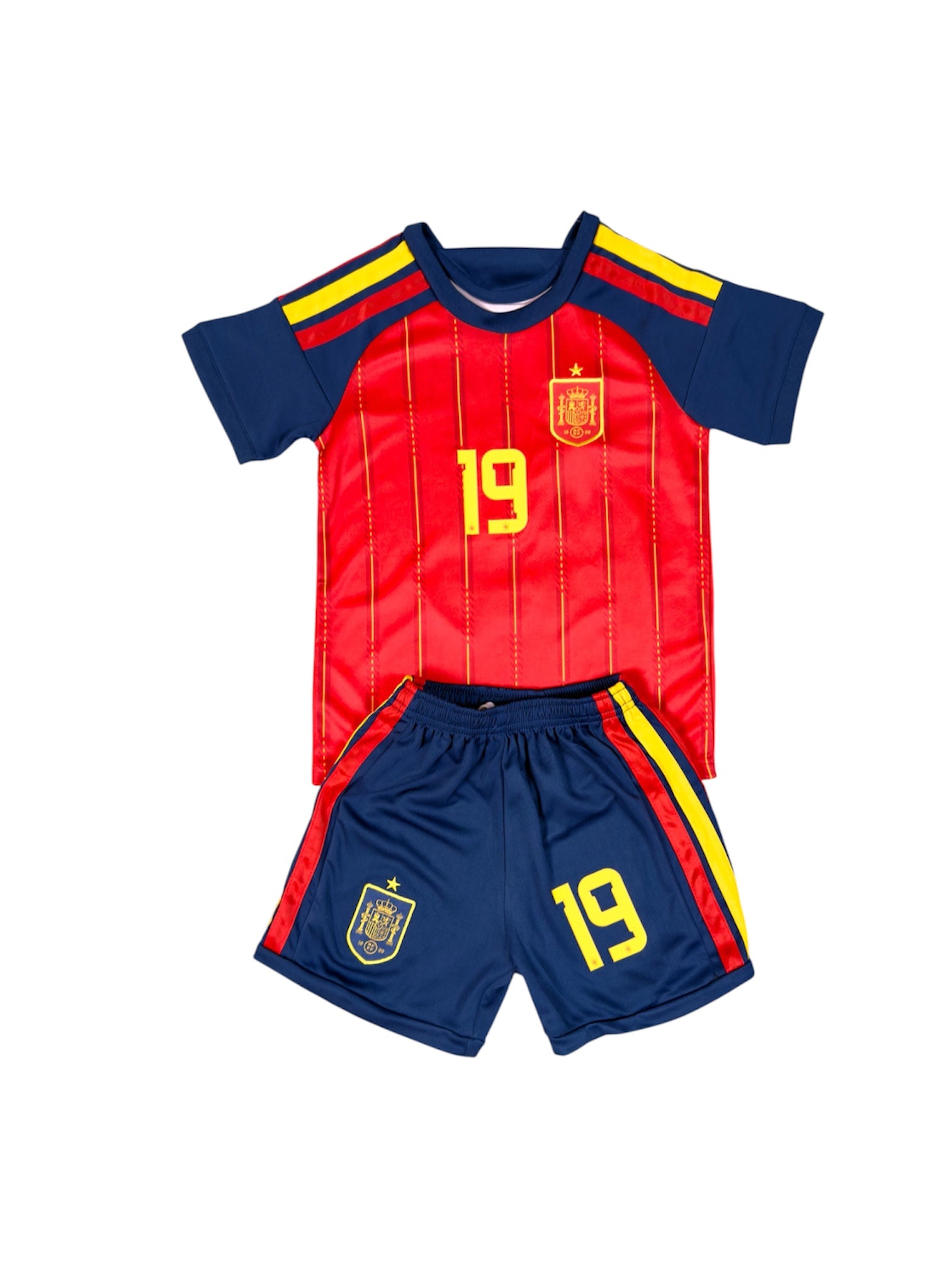 Spain youth soccer set - Lamine Yamal #19