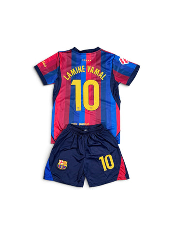 Barcelona Home youth soccer set 26/27 - Lamine Yamal #10