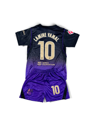 Barcelona Away youth soccer set 26/27 - Lamine Yamal #10