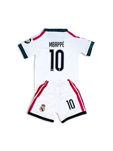 Madrid home youth soccer set 26/27 - Mbappe #10
