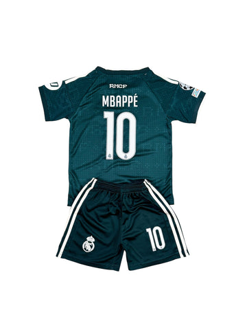 Real Madrid Away youth soccer set 26/27 - Mbappe #10