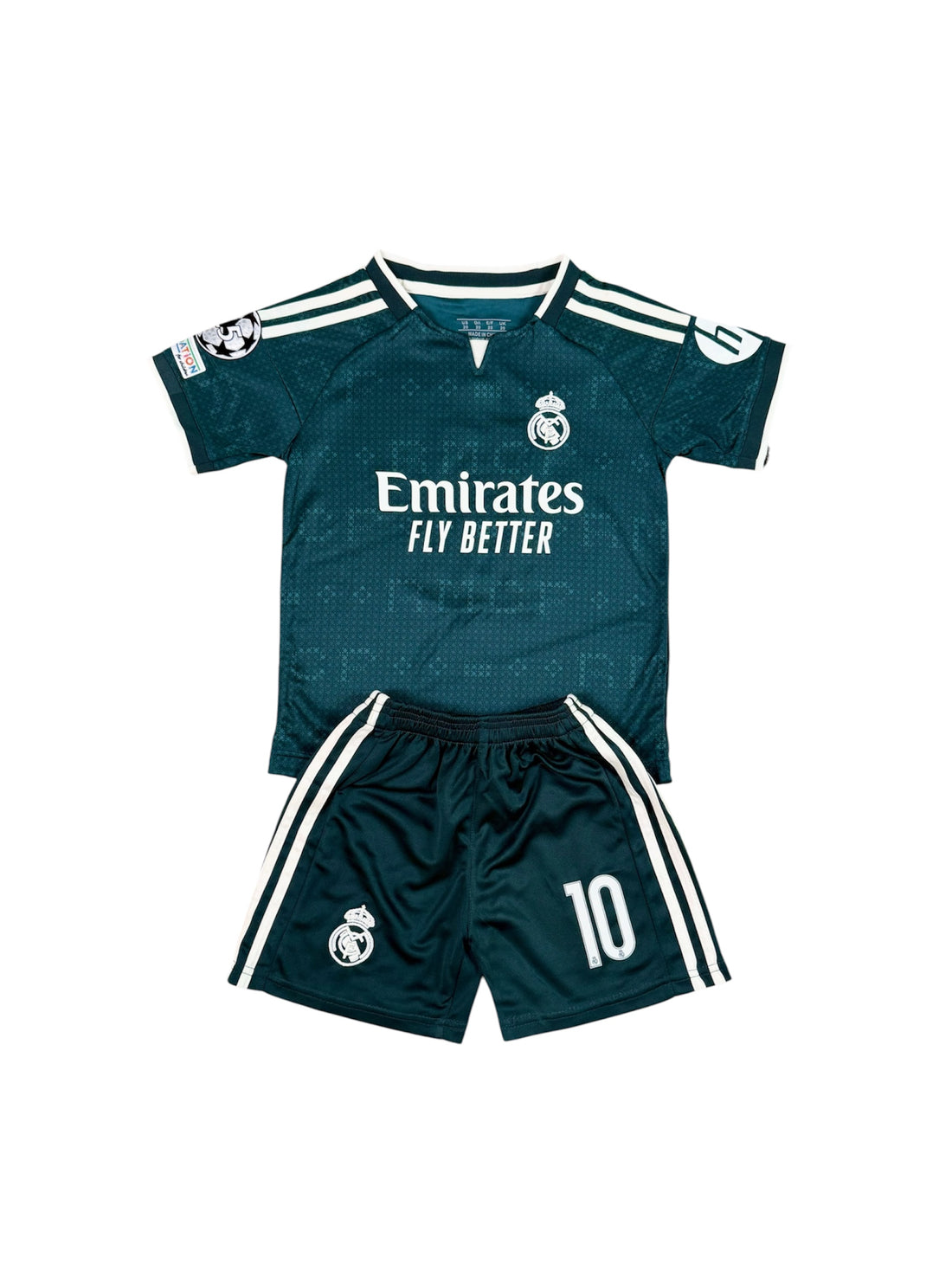 Real Madrid Away youth soccer set 26/27 - Mbappe #10