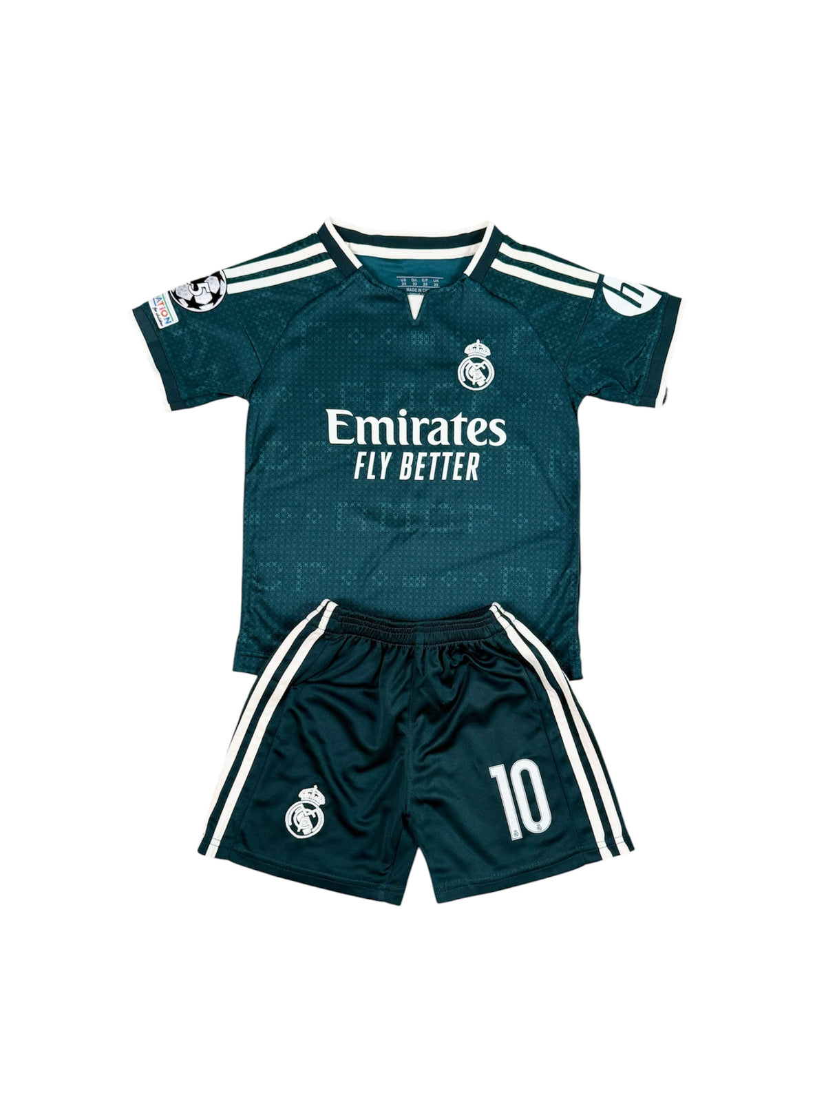 Real Madrid Away youth soccer set 26/27 - Mbappe #10